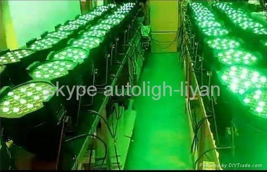 led PAR Light 3Wx54 RGBW LEDs Professional Stage Lighting 2