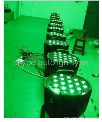 led PAR Light 3Wx54 RGBW LEDs Professional Stage Lighting 3