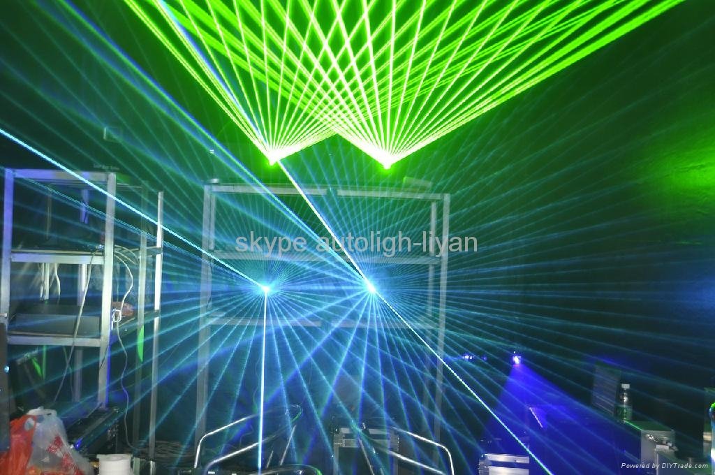 professional stage lighting equipment 2500mW Animation Full Color Laser Light 