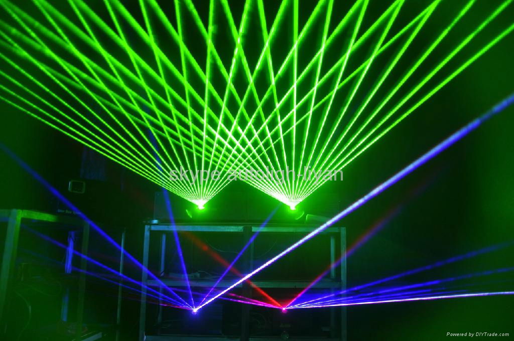 professional stage lighting equipment 2500mW Animation Full Color Laser Light  2