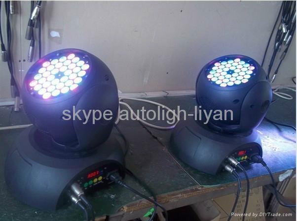 led  lights with Two double-Arms for stage,led wash effect in