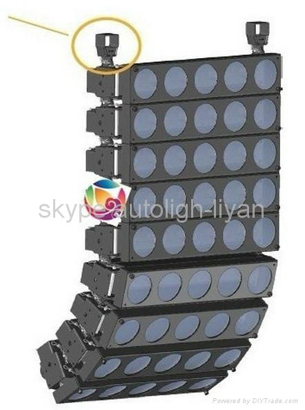 Audience Light LED Blinder light 5pcs*15W RGBA 4in1 Line Array stage lights 