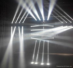 beam light moving head dj disco lighting equipment 4pcs heads lights (Single Arm