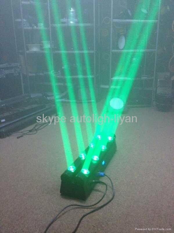 LED Moving Head Beam Light TWO Sides 8*10W RGBW 4IN1 LIGHTING equipment DISCO DJ 2