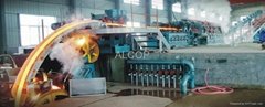 Copper Rod Casting and Rolling Machine