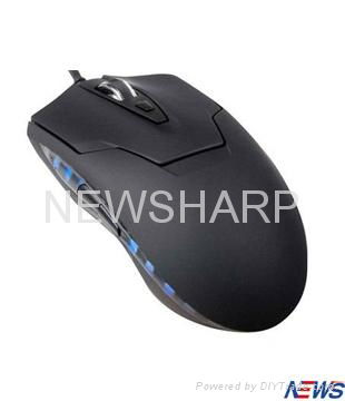 6D gaming wired mouse with colorful lights 2