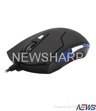6D gaming wired mouse with colorful lights 3