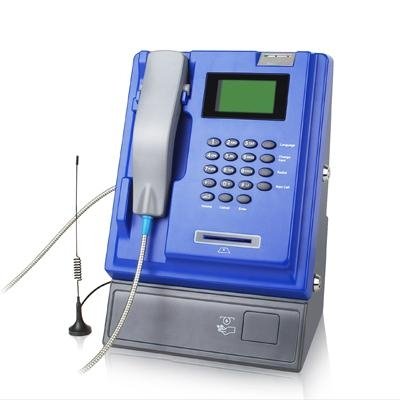 Wireless indoor GSM coin payphone for desktop/kiosk/wall-mounted  1
