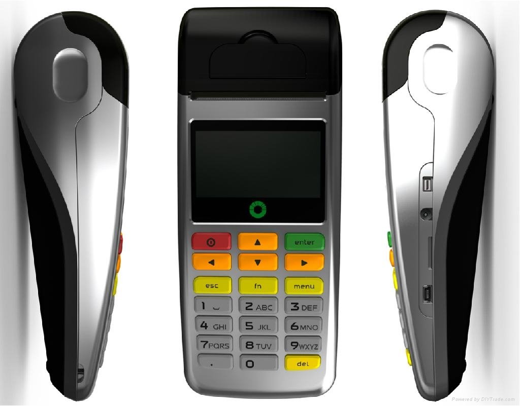Handheld pos device for remote bill payment ,with thermal printer 2
