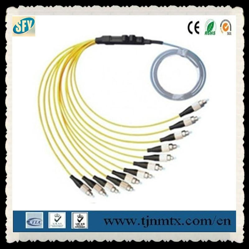 Low insert FC fiber optic pigtail