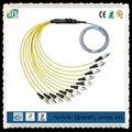 Low insert FC fiber optic pigtail