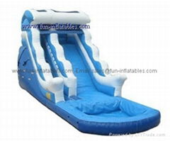 Commercial inflatable water slide