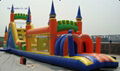 Commercial inflatable obstacle course