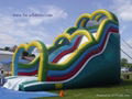 Commercial inflatable slide