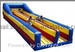 Excited inflatable bungee run various sizes 2