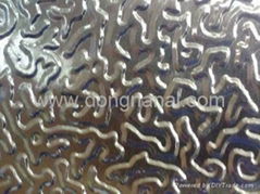 Stucco emmossed aluminum sheet