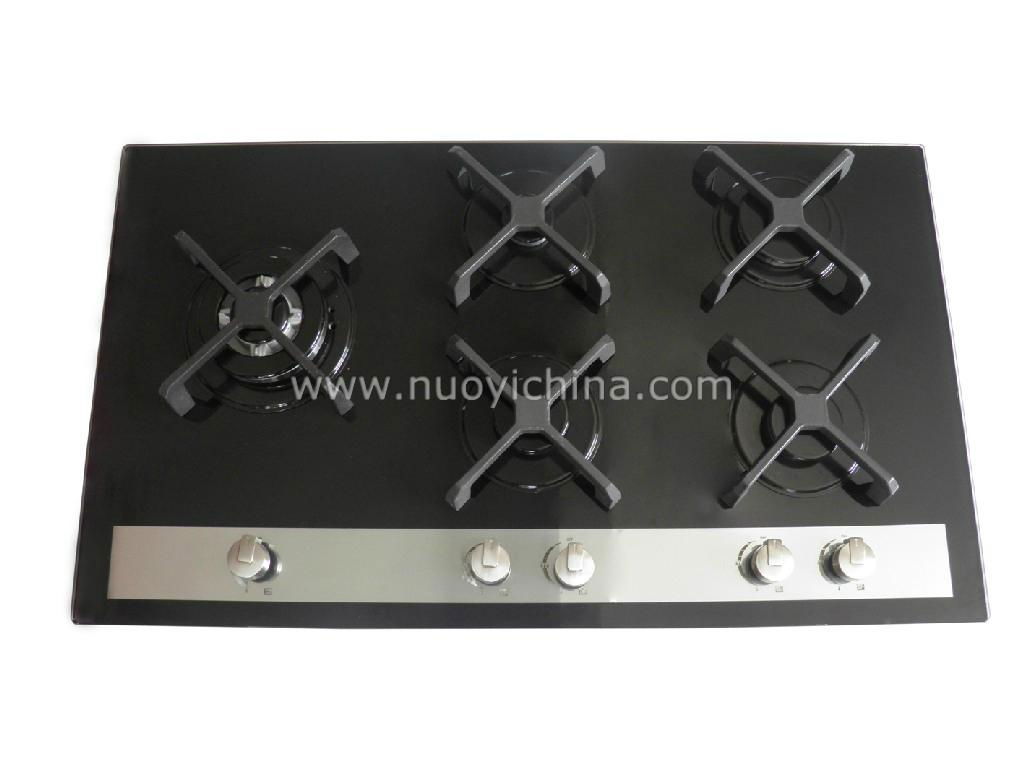 2012 New model ! Built-in Tempered Glass Gas Hob