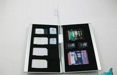 Aluminum Memory Card Holder Case Box Holder