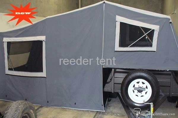 2012 new heavy duty camper trailer with tent  3