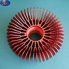 Aluminum led light heat sink