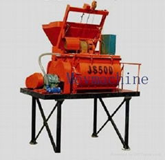 horizontal concrete mixer