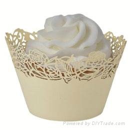 Laser cutting Cupcake wrappers,Cake cup,Cup cake wrapper 