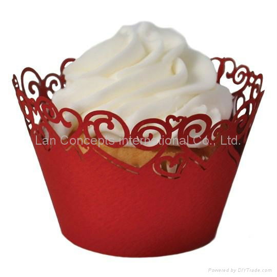 Laser cutting Cupcake wrappers,Cake cup,Cup cake wrapper  4