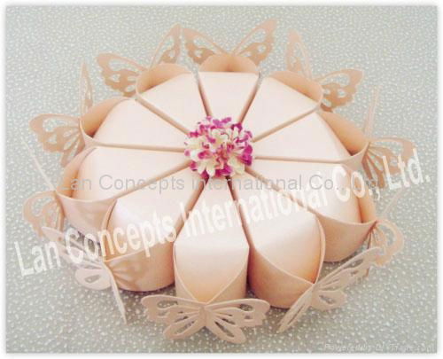 DIY Wedding Folding Paper Favors Box Candy Boxes 5