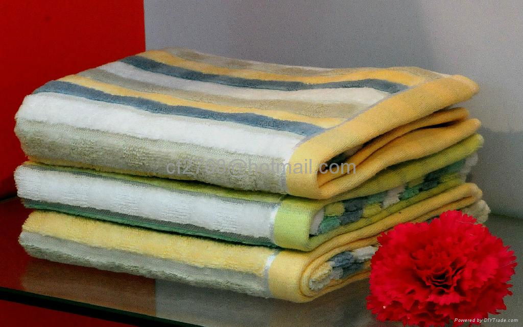 100% Cotton Terry Printed magic towel 2