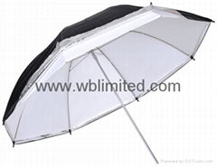 Convertible umbrella (Black/silver backing)