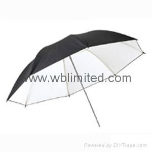 Convertible umbrella (Black/silver backing) 2