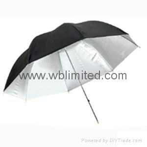 Convertible umbrella (Black/silver backing) 3