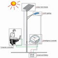 Solar LED Street Light/Solar Street Lamp (CLP-65W) 3