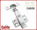 Adjustable furniture cabinet hinge 