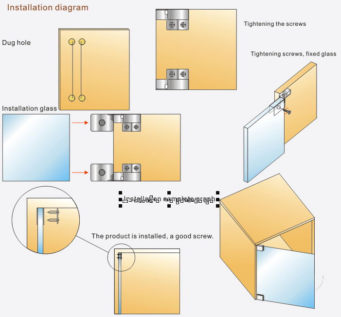 glass invisible hinge  3