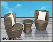 Garden rattan chair