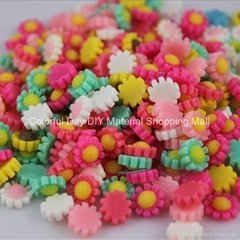 2012 Wholesale Resin Colorful Flowers including Daisy