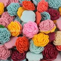 2012 Wholesale Resin Colorful Flowers including Daisy 3