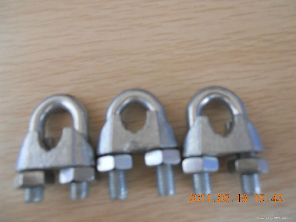 DIN741 malleable wire rope clips 2