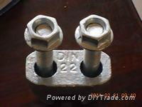 DIN741 malleable wire rope clips 3