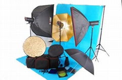 Kit 3 X 200W Studio Flash Strobes Bowens