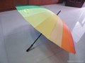 16K rainbow straight umbrella 2
