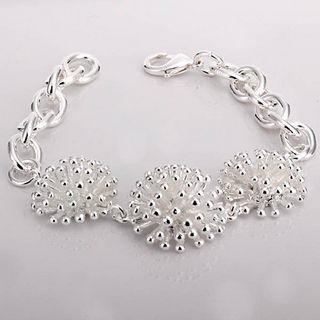 Free shipping 925 silver plated fireworks charm bracelets 3