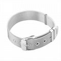 Charming Lady‘s Gift 925 Silver Plated Watchband Chain Bangle Bracelet 1