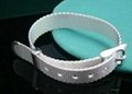 Charming Lady‘s Gift 925 Silver Plated Watchband Chain Bangle Bracelet 2