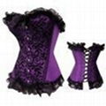 Elegant Purple Corset Women's Shaper