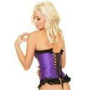 Elegant Purple Corset Women's Shaper Dress Free Shipping 4