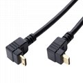 HDMI 19P A公对A公 90°弯头线
