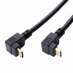 HDMI 19P A公對A公 90°彎頭線