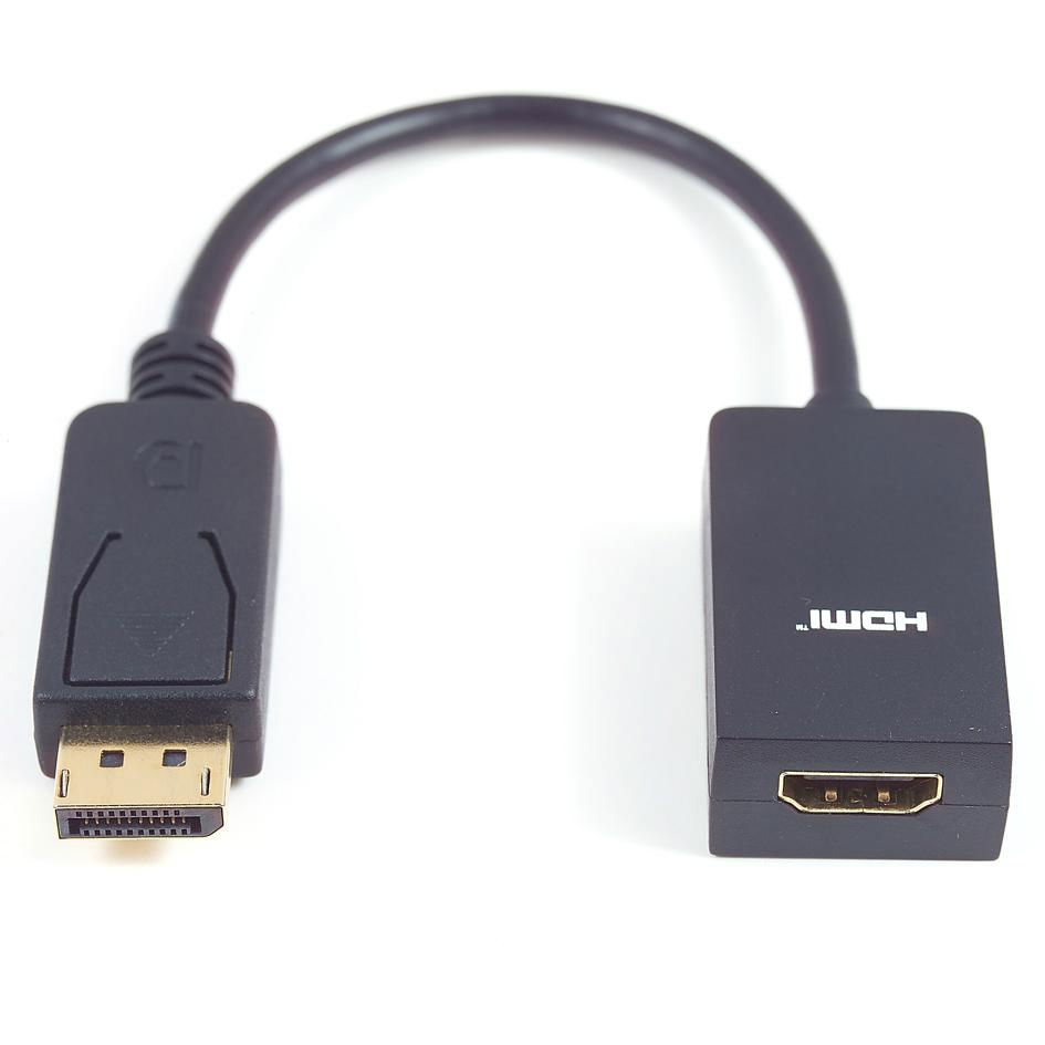 Displayport M to HDMI F Cable